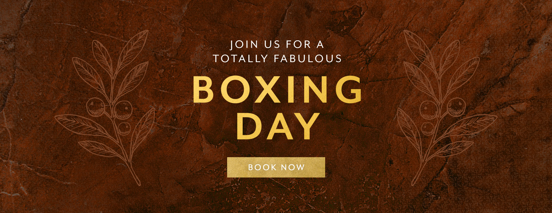 Boxing Day menu at The Cock Inn